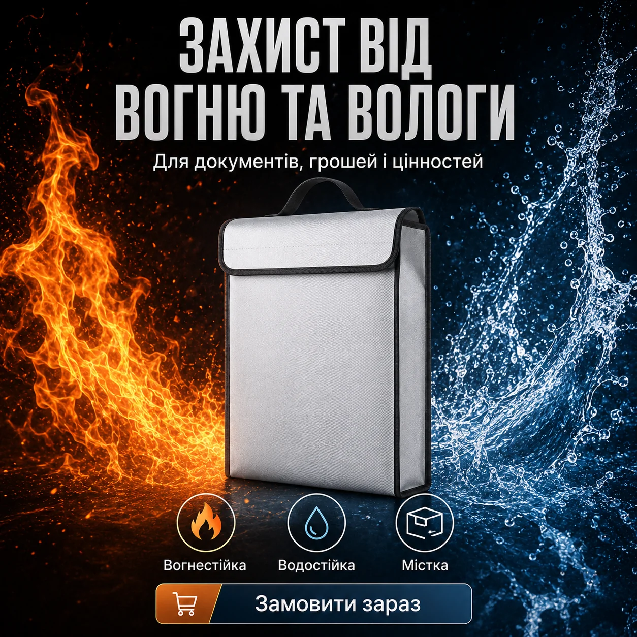 Захист документів від вогню та вологи