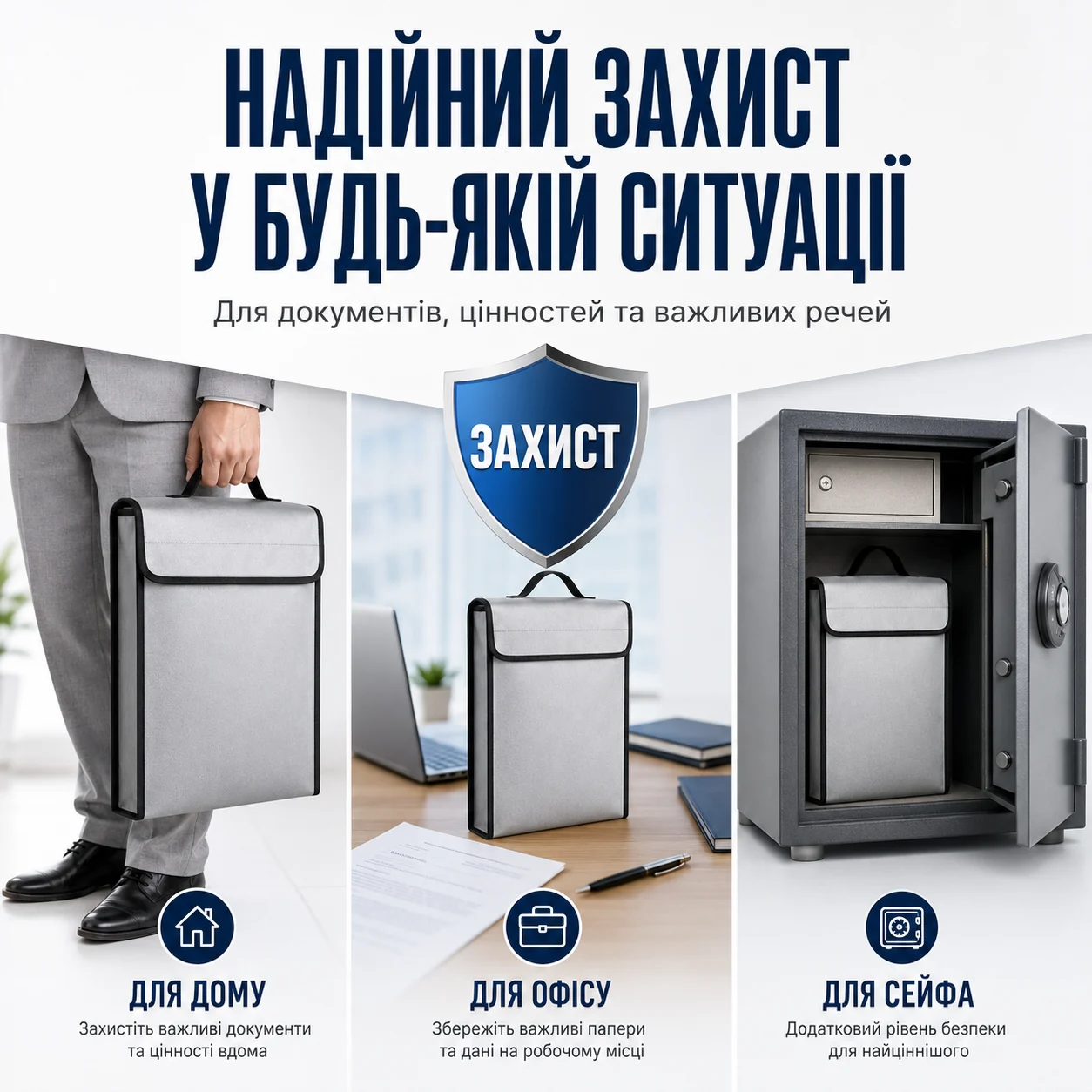 Сценарії використання захисної сумки